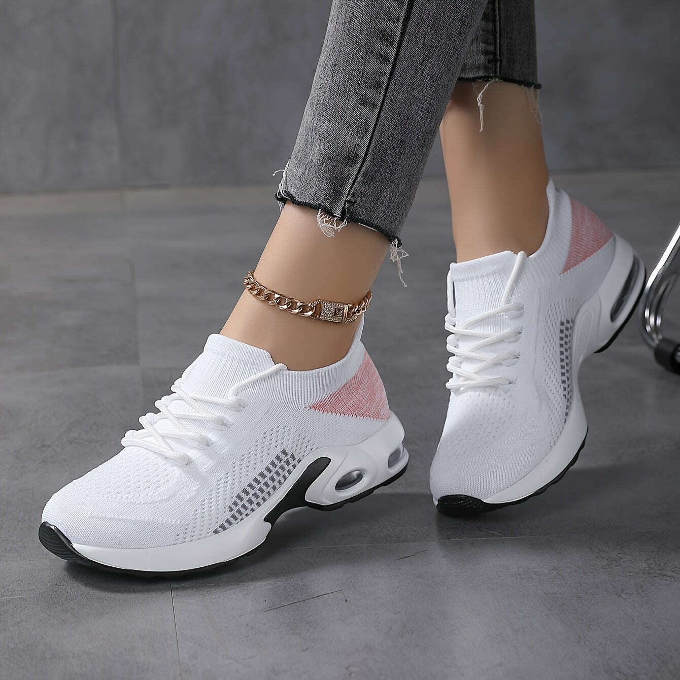 Women's Breathable Knitted Sock Sneakers