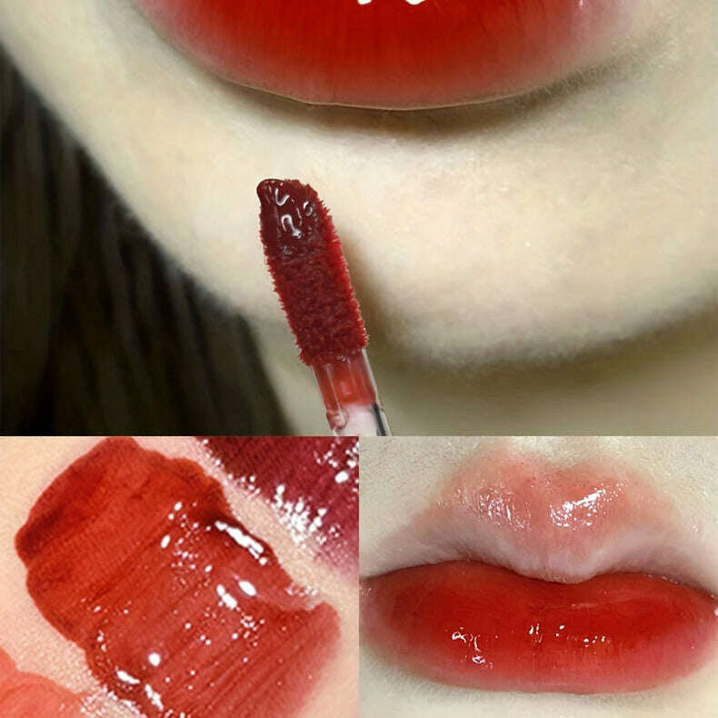 Bear Dudu Mirror Lip Glaze: Non-Fading, Whitening, Glossy Finish