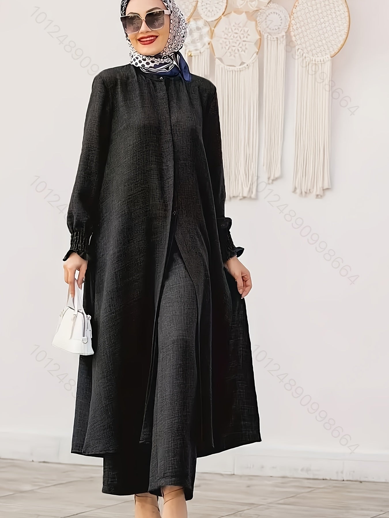 Stylish, Elegant, and Comfortable Muslim Outfit 9006