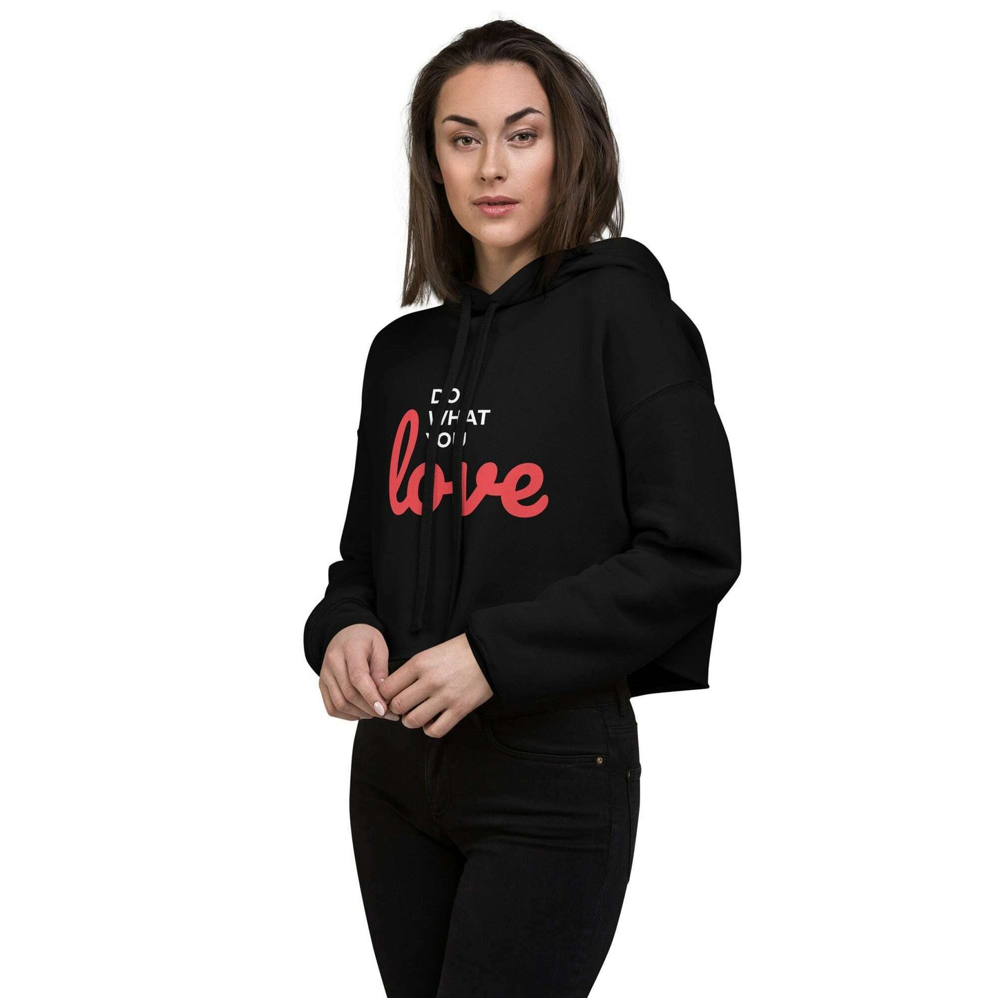 Do What You Love Crop Hoodie