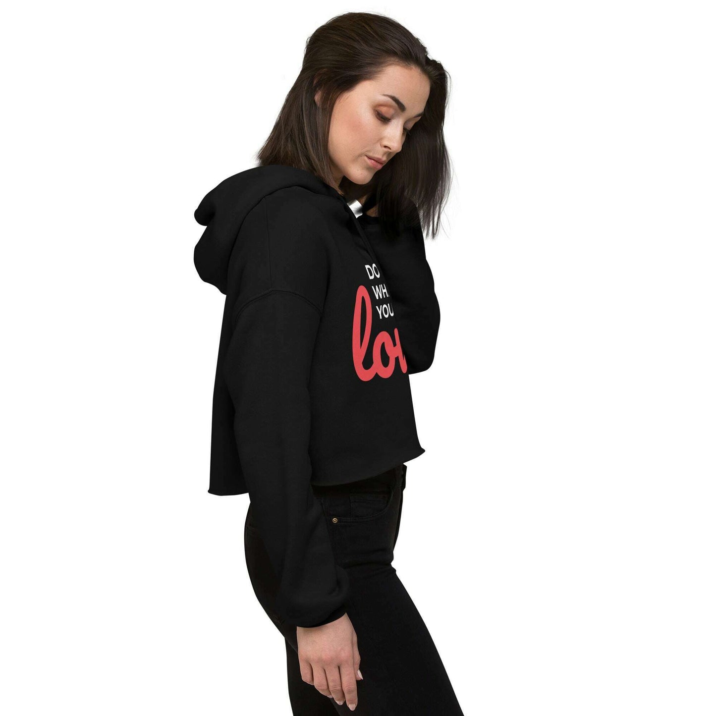 Do What You Love Crop Hoodie