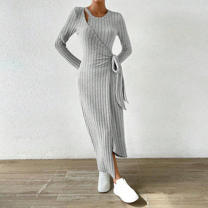 European and American women's dresses irregular long skirts