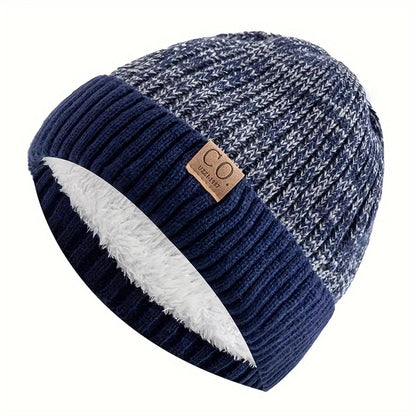 Winter Beanie – Thick Fleece-Lined Windproof Hat