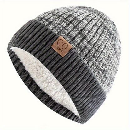 Winter Beanie – Thick Fleece-Lined Windproof Hat