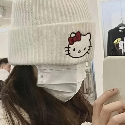 Hello Kitty Hat – Women’s Cute Winter Ski Beanie