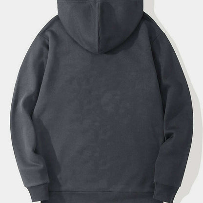 600g Letter Printed Hoodie – Hooded, Casual, Outdoor Wear - D&M Boutique 