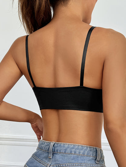 4pcs Women's Push-Up Lace Front Closure Bras - Breathable Underwire Bras with Thin Comfort Cups, Adjustable Straps & Foldable Design for Everyday & Clothing (Black/White/Pink/Brown), Comfortable Undergarment, Durable Undergar