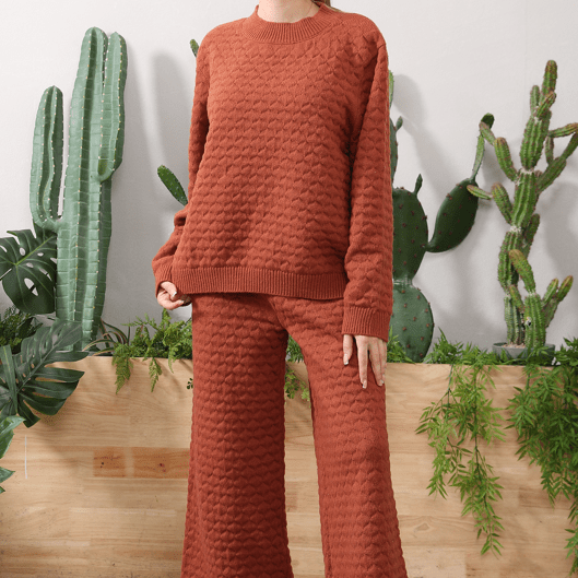 Sweater Knitwear Home Clothing Women's Set