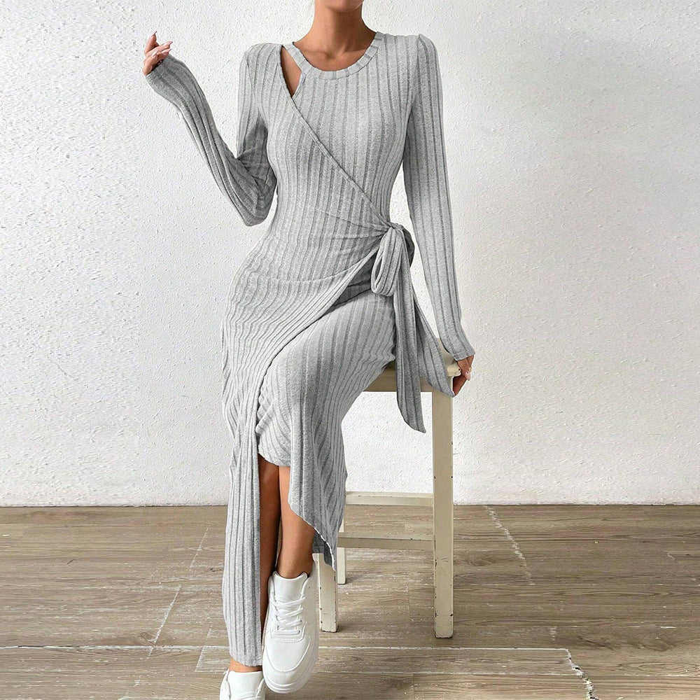 European and American women's dresses irregular long skirts