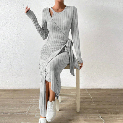 European and American women's dresses irregular long skirts