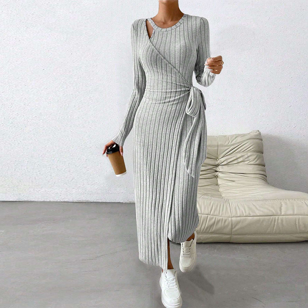 European and American women's dresses irregular long skirts