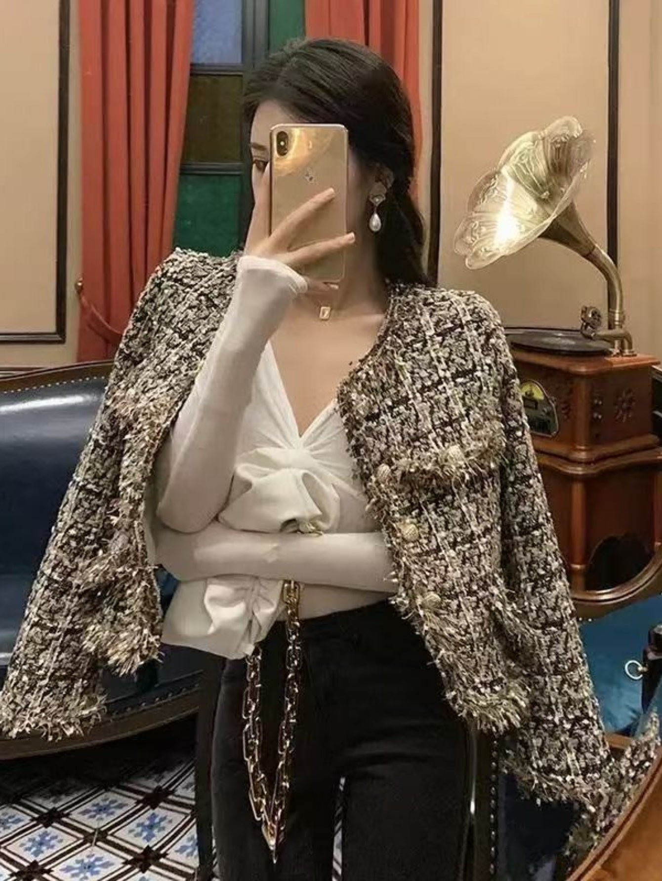 [Elegant Spring and Autumn Top] Elegant and Versatile Spring and Autumn Top for Women in 2025