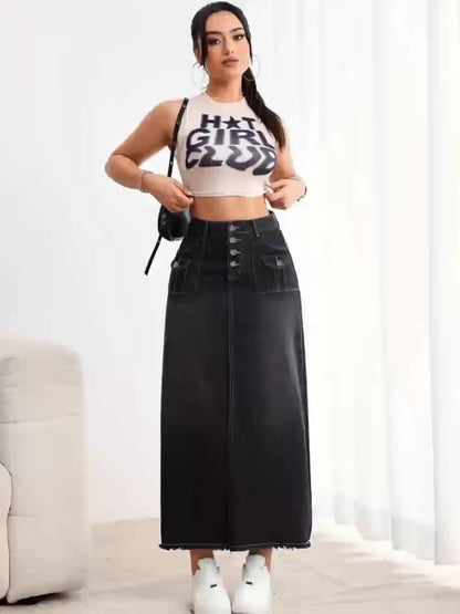 Women'S New Casual Elastic Versatile Multi-bag Beard Dress