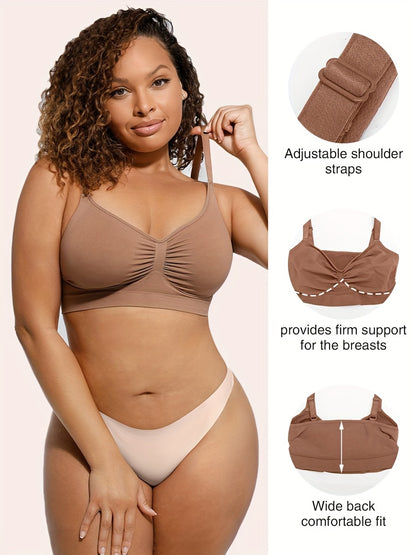 [Push-Up Seamless Bra] Push-Up Seamless Bra For Women | Breathable Back Control Bra