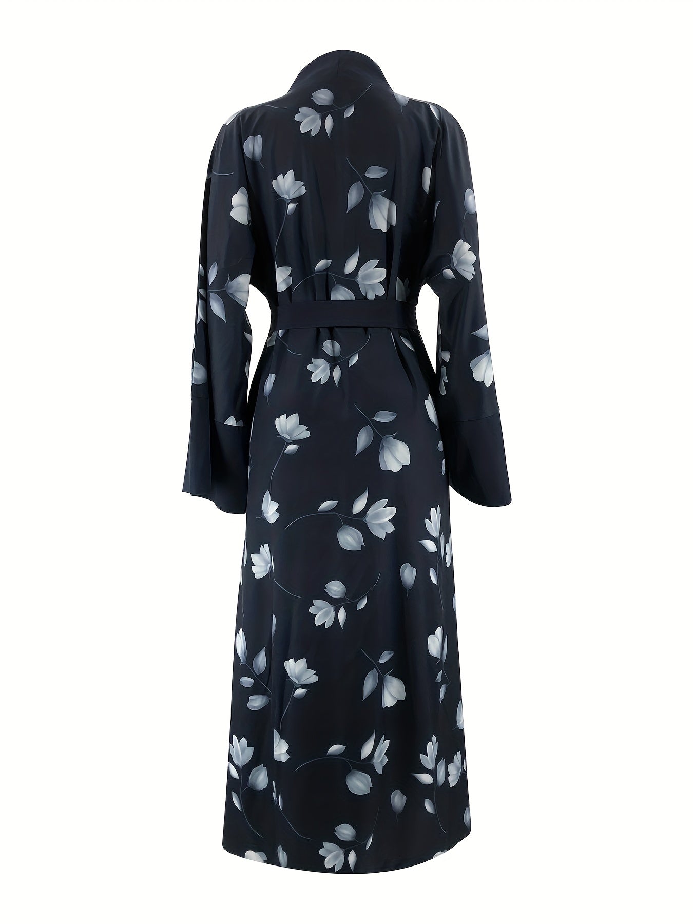 Middle Eastern Muslim Print Jumpsuit Two-Piece Set for Women Without Headscarf