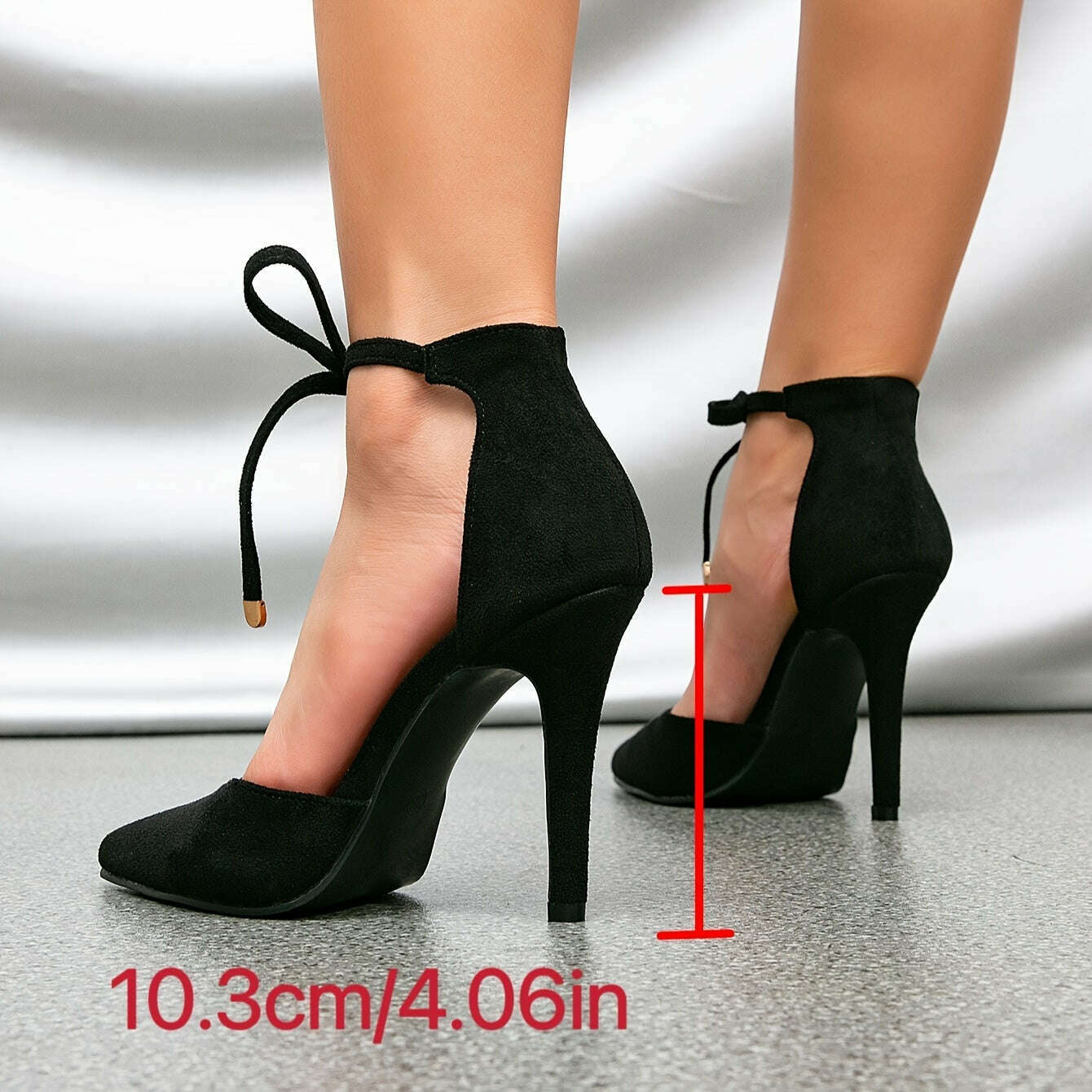 Chic Black Velvet Stiletto Heels for Women - Sexy Pointed Toe with Cross Strap, Versatile High Heel Pumps for All Seasons, Low Heel Dress Shoes