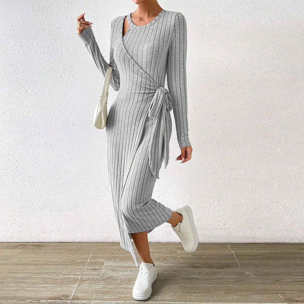 European and American women's dresses irregular long skirts