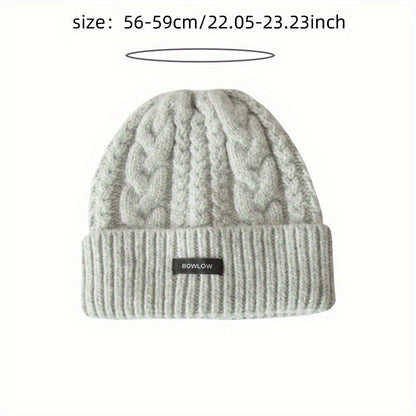 Thickened Warm Beanie Hat – Autumn/Winter Ear Protection