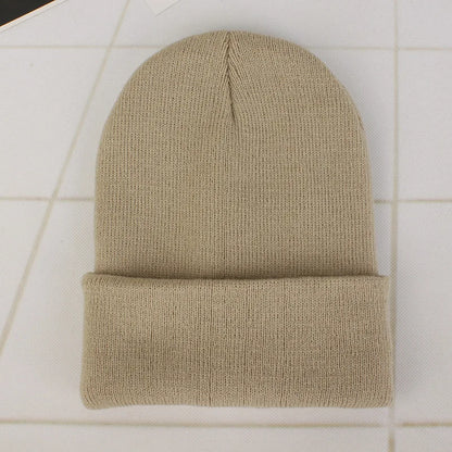 Fashion Solid Color Knitted Beanies Hat Winter Warm Ski Hats Men Women Multicolor Skullies Caps Soft Elastic Cap Sport Bonnet