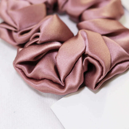 100% Natural Silk Scrunchies – Elastic Hair Bands for Women