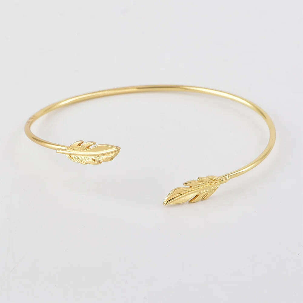 Punk Charm Bracelet Bracelet Fashion New Temperament Popular Jewelry Leaf Crystal Women's 4-piece Set Bracelet Wholesale - D&M Boutique