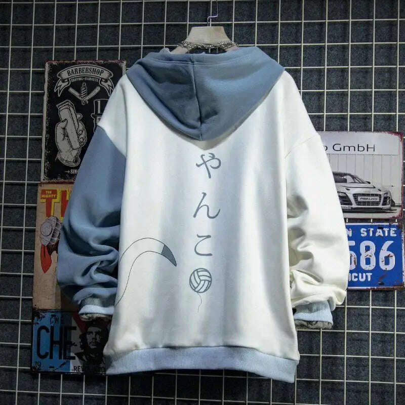 Harajuku Cat Print Hoodie - Japanese Style Sweatshirt - D&M Boutique 