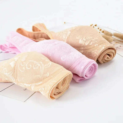 Front Button Wireless Cotton Bra: Anti-Sagging - D&M Boutique 