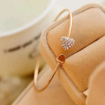 Punk Charm Bracelet Bracelet Fashion New Temperament Popular Jewelry Leaf Crystal Women's 4-piece Set Bracelet Wholesale - D&M Boutique