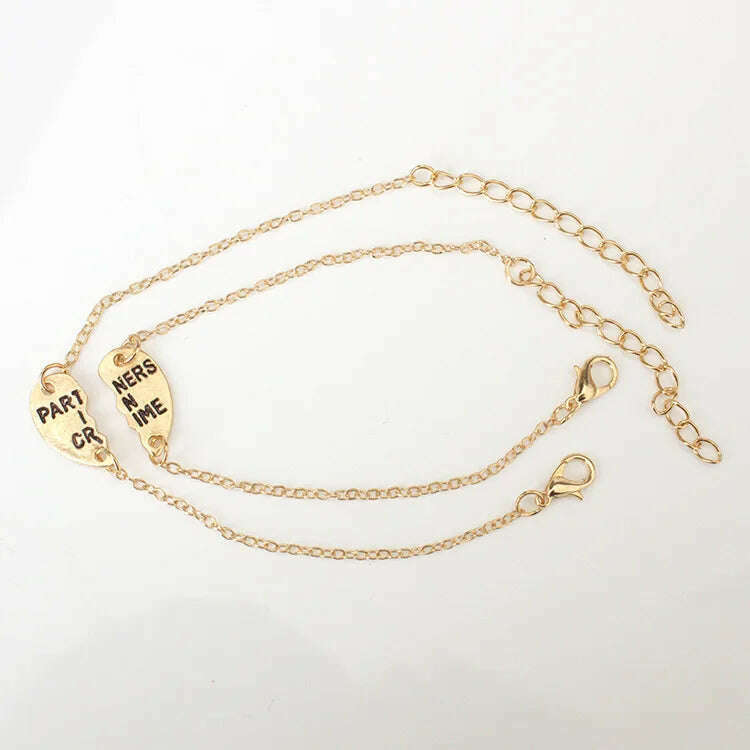 Punk Charm Bracelet Bracelet Fashion New Temperament Popular Jewelry Leaf Crystal Women's 4-piece Set Bracelet Wholesale - D&M Boutique