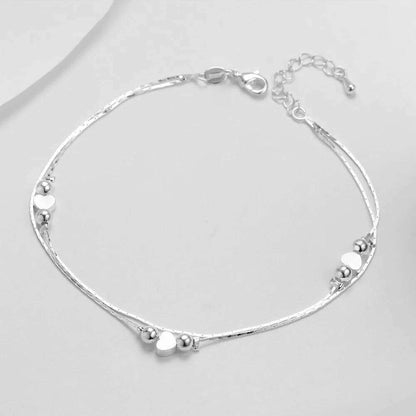 Punk Charm Bracelet Bracelet Fashion New Temperament Popular Jewelry Leaf Crystal Women's 4-piece Set Bracelet Wholesale - D&M Boutique