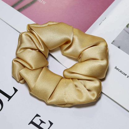 100% Natural Silk Scrunchies – Elastic Hair Bands for Women