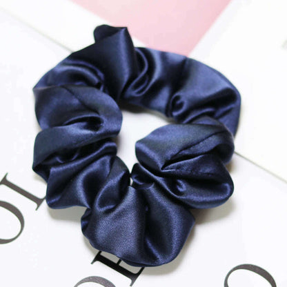 100% Natural Silk Scrunchies – Elastic Hair Bands for Women