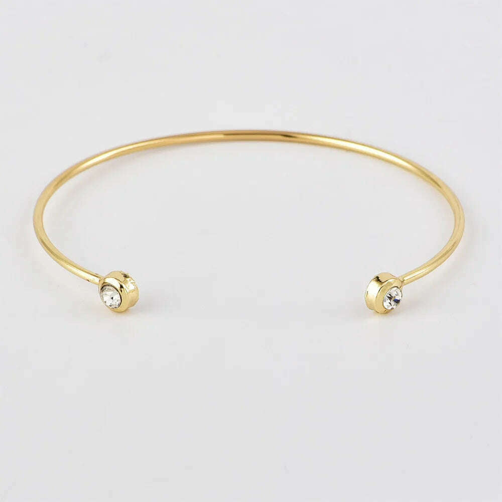 Punk Charm Bracelet Bracelet Fashion New Temperament Popular Jewelry Leaf Crystal Women's 4-piece Set Bracelet Wholesale - D&M Boutique