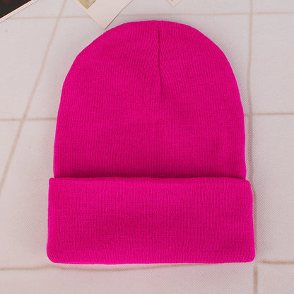 Fashion Solid Color Knitted Beanies Hat Winter Warm Ski Hats Men Women Multicolor Skullies Caps Soft Elastic Cap Sport Bonnet