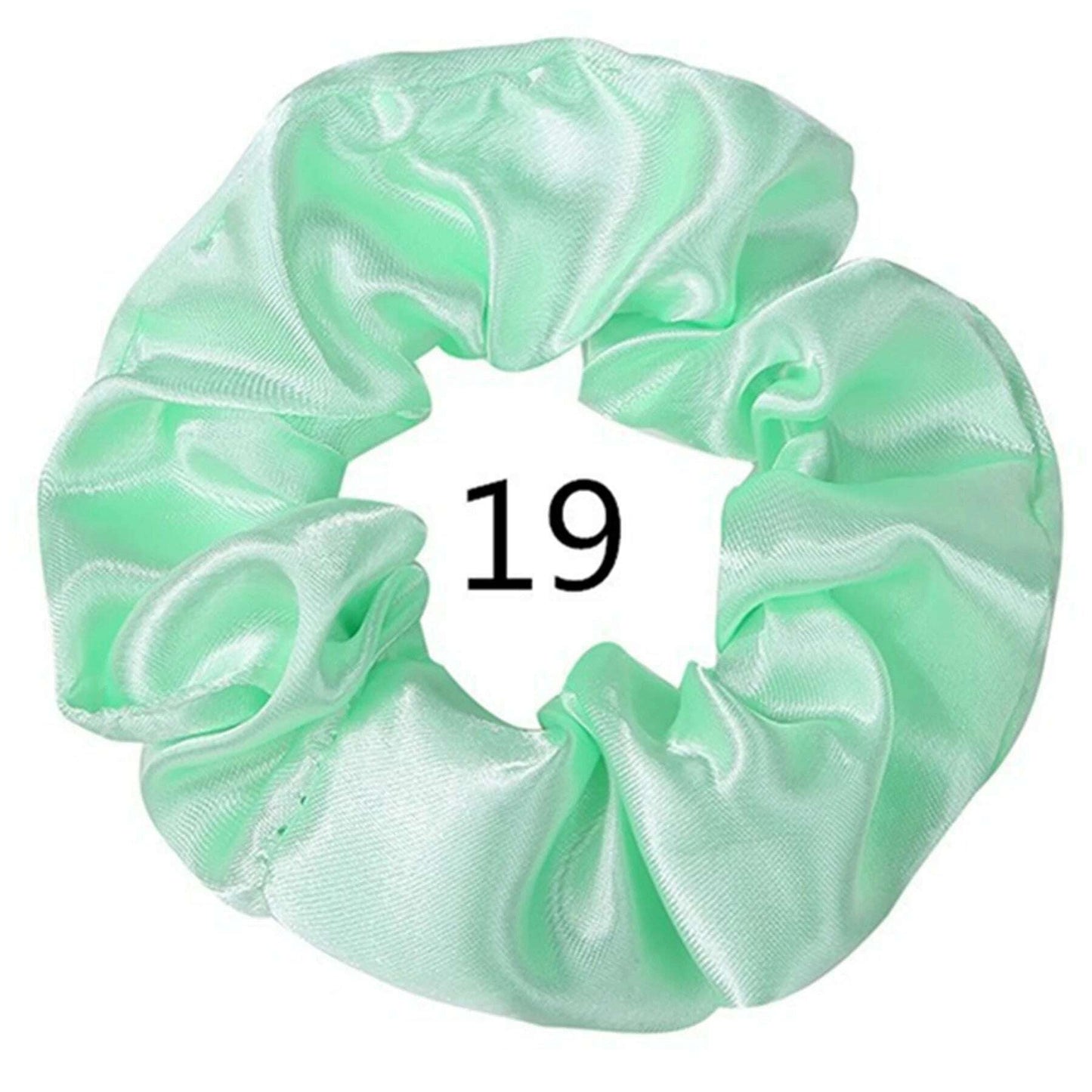 Vintage Satin Scrunchies Hair Bands for Women