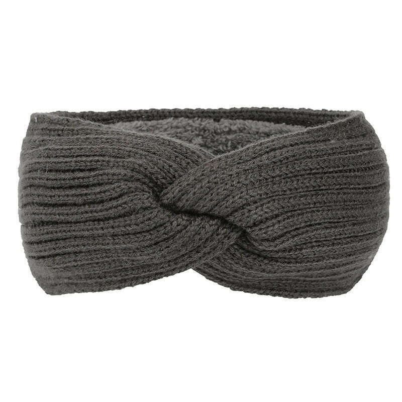 Autumn Winter Knitting Woolen Headband for Women - D&M Boutique