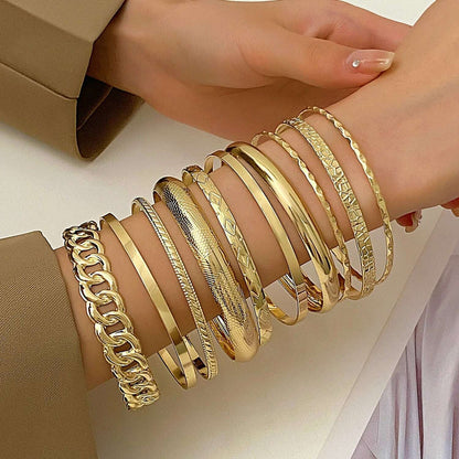 Fashion Stainless Steel Twist Bracelets for Women & Men - D&M Boutique