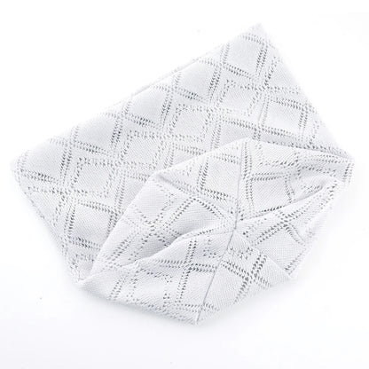 Women's Knit Diamond Mesh Slouchy Beanie Breathable Spring Summer Hat Lightweight Casual Outdoor Beanies Soft Sleep Bonnet Cap