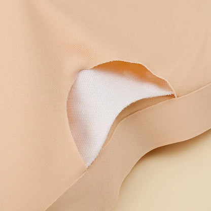 Ice Silk Strapless Bra: Seamless Crop Tube Top Bralette for Women - D&M Boutique