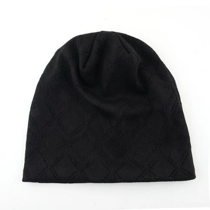 Women's Knit Diamond Mesh Slouchy Beanie Breathable Spring Summer Hat Lightweight Casual Outdoor Beanies Soft Sleep Bonnet Cap