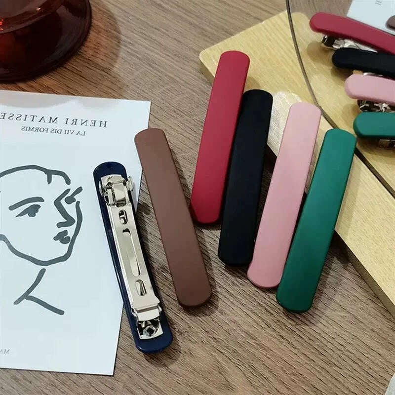 Korean Solid Color Hair Clip