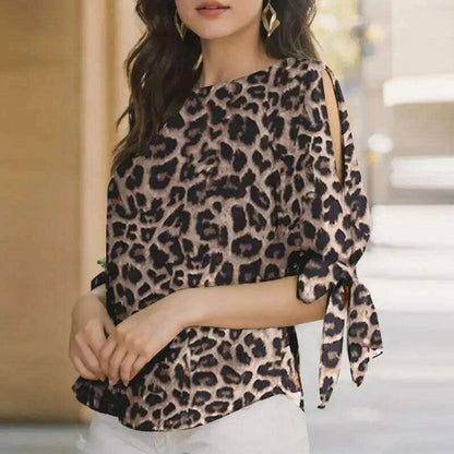 ZANZEA Casual Polka Dots Blouse: Half Sleeve, O-Neck, Oversize Tunic - D&M Boutique 