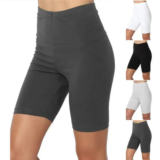 Ladies Biker Shorts – Stretch, Soft, Summer Sports Shorts - D&M Boutique