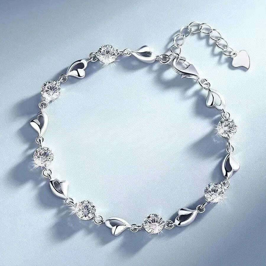 Luxury 925 Sterling Silver Star Beaded Bracelet for Women - D&M Boutique