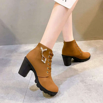 2024 Women’s Lace-up Ankle Boots