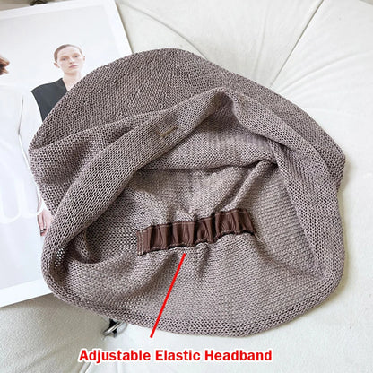 Japanese Fashion Mesh Breathable Linen Beanie Man Woman Casual Elegant Skull Cap Pullover Hats Headscarf Spring Summer Autumn