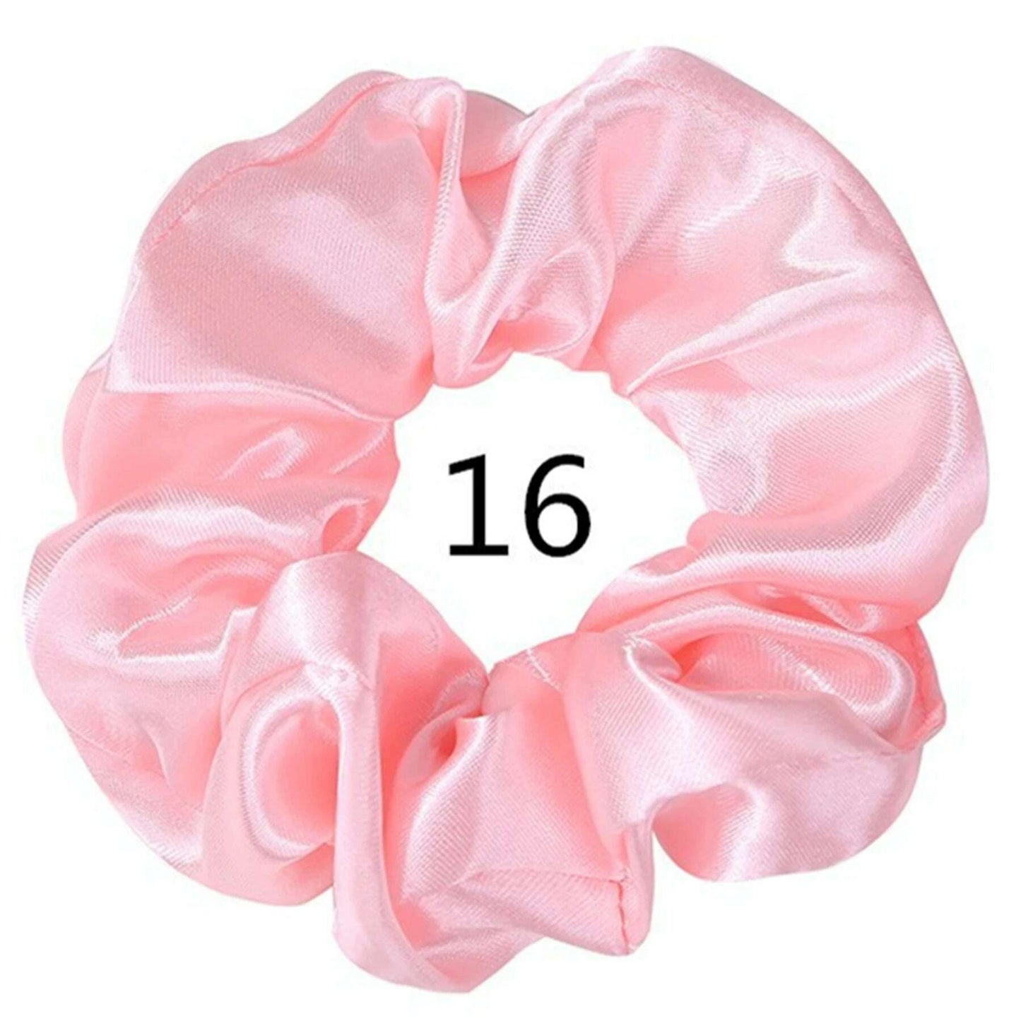 Vintage Satin Scrunchies Hair Bands for Women