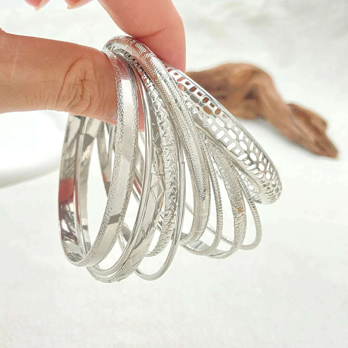 Fashion Stainless Steel Twist Bracelets for Women & Men - D&M Boutique