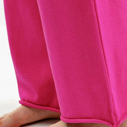 Winter Women's Knit Tracksuit, High Collar Pullover & Pants - D&M Boutique