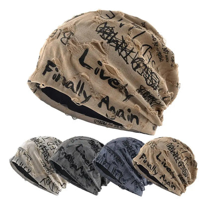 Fashion Hip Hop Beanies Hats For Men Women Spring Summer Thin Bonnet Gorras Unisex Streetwear Skullies Beanie Loose Style Hats